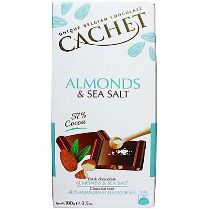 Cachet Dark Chocolate with Almonds & Sea Salt 57% 100g in Kenya | Monty's